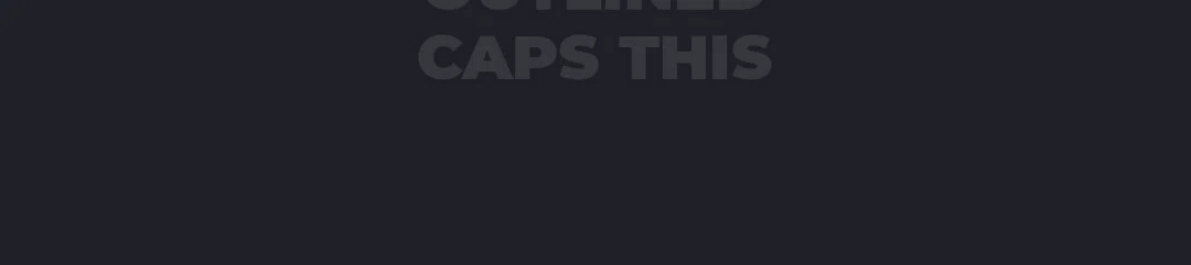 Outlined caps