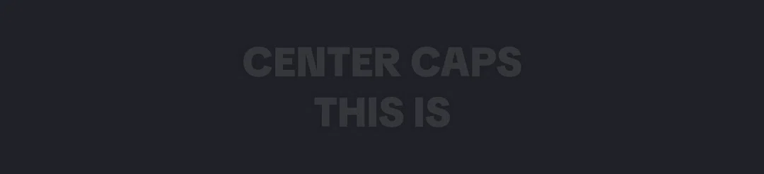 Center caps