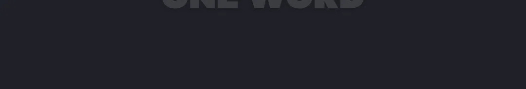 One word