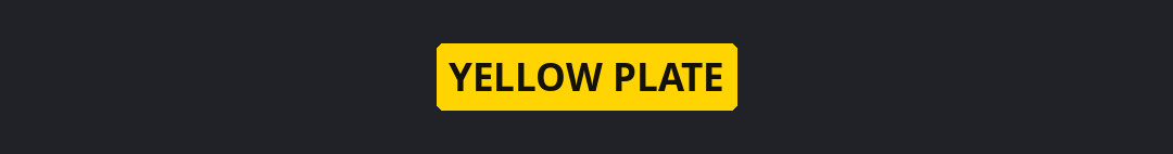 Yellow plate